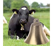 Campanas de cobre para vacas pastando, campanas de cobre para animales de granja, campanas de bronce ruidosas para caballos, ovejas, camellos, cabras y caballos.