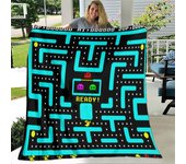 Manta de juegos Retro, manta de franela, manta de lana súper suave para dormitorio, sofá, TV, manta para jugadores 75x90cm