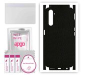 apgo Protective Skin Sticker for the back+sides compatible with Realme 6 Pro, Full Wrap Film, Foil, Vinyl - Pattern Matrix