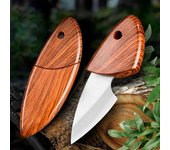 Llaveros, cuchillo afilado de acero inoxidable, útil portátil, 1 cuchillo de bolsillo creativo de acero inoxidable, mini cuchillo de fruta, herramienta de mano 1Pcs