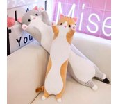 Almohada de peluche de gato alargado: un muñeco lindo y perezoso para dormir 50cm (0.18kg)