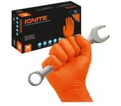Guantes desechables Aurelia Ignite (Paquete de 100) L naranja
