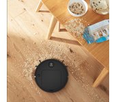 Robot aspirador inteligente para limpieza y barrido doméstico, con depósito de agua automático, barre y arrastra, robot aspirador integrado Free Size blanco