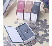 Mini caja fuerte de diccionario para libros, dinero oculto, seguridad secreta, bloqueo de seguridad, dinero en efectivo, almacenamiento de monedas, joyería, casillero para llaves, regalos para niños