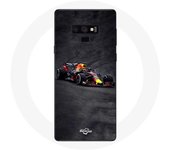 Coque pour Samsung Galaxy Note 9 Formule 1 Max Verstappen F1 noir rouge et jaune