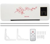 Ventilador Calefactor de Aire Acondicionado de Pared con Colgador de Control Remoto 2000W Calentador de Aire Acondicionado para