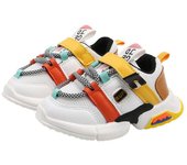 Primavera Verano otoño nueva moda red transpirable ocio deportes zapatos para correr para niñas zapatos para niños zapatos de marca para niños 21 negro
