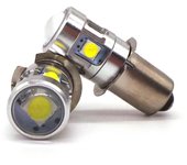 2 bombillas LED PX13.5, P13, P13.5s 10-30V para linternas