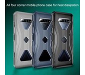 Funda protectora ultrafina de silicona a prueba de golpes y calor para Xiaomi 4/4PRO Black-Shark negro