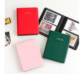 Estuche para álbum de fotos Polaroid con 64 bolsillos, mini estuche para guardar fotografías instantáneas para películas Fujifilm Instax Mini 8 Korea Instax Album verde