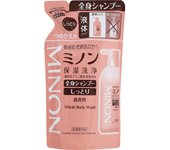 Recambio de champú hidratante para todo el cuerpo Minon de Daiichi Sankyo Healthcare (380 ml) (Cuasi droga) Cuidado corporal Remoje una esponja o gasa en agua caliente y