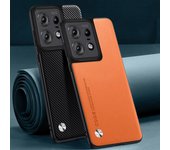 Funda de piel sintética de lujo para Motorola Edge 50 Pro, carcasa trasera de silicona mate, funda protectora para Motorola Moto Edge 50 Pro 5G Moto Edge 50 Pro naranja