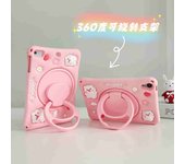 Funda de silicona con soporte para mesa para Apple iPad Mini 6 de 8,3 pulgadas A2567 A2568 iPad Mini 6 8.3 inchs rojo/color rosa