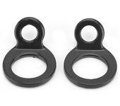 Par de anillos de amarre para remolque en forma de D de acero inoxidable para motocicleta, bicicleta, kayak, ATV