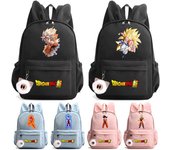 Mochila de Anime Dragon Ball de gran capacidad para adolescentes y niños, transpirable, ideal para la vuelta al cole, para viajes de ocio y uso diario, ideal para cumpleaños.