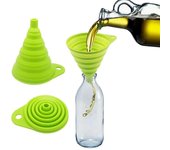 Embudo plegable de silicona, embudos portátiles plegables para tolva de combustible, cerveza, aceite, accesorios de cocina, herramientas, artículos con envío gratuito rojo