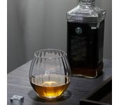 Charms Bud Whisky Rock Glass Copa de vino de estilo japonés Textura de Raya vertical Verre Whisky Cerveza XO Vaso Brandy Snifter Cups 1 Piece 380ml