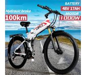 2023 Newlafly X3 Pro 27,5 pulgadas 1000W Bicicleta eléctrica Vouwen 48V Bicicleta eléctrica de campo traviesa asistida por litio Mtb 1000W48V17AH