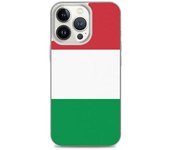 Coque iPhone - Drapeau Italie - iPhone 13 Pro - Souple - Protección completa - Multicolore