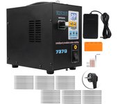 Soldador por puntos de pulso con modos de soldadura duales, máquina de soldadura por soldadura, herramientas electrónicas SUNKKO737G AC