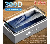 3PCS película protectora de vidrio templado para Samsung Galaxy S10 Plus Glass S9 S8 Protector de pantalla S20 S21 S10e S 9 8 10 e Note 20 Ultra S10 5G Note 10 9 8 Note 10 Plus puro