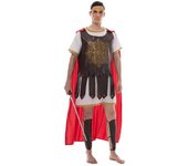 Disfraz de guerrero romano para hombres adultos, soldado, fiesta de gladiador de Halloween, disfraz de Cosplay L