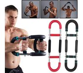Entrenador de fuerza de brazo ajustable en forma de U, dispositivo multifuncional para ejercicios en casa, para fortalecer los músculos de la muñeca Y1X7 Red-One size
