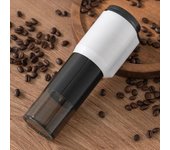 Molinillo de café eléctrico portátil, tipo C, carga USB, núcleo de molienda de cerámica, molinillo automático de granos de café, accesorios de cocina blanco