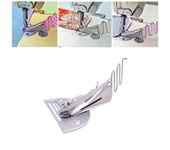 Máquina de coser de pespunte, prensatelas para dobladillo de bies, dobladillo de borde, dobladillo de curva A10, overlock 26mm