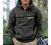 2024 Nuevas sudaderas con capucha de otoño para hombre Sudaderas con capucha casuales Chaqueta para hombre Abrigos de invierno S caqui