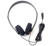 Auriculares con cable de 3,5 mm sin micrófono, auriculares universales para juegos de PC, auriculares estéreo con reducción de ruido para computadora portátil negro