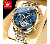 OLEVS Nuevo Reloj Mecánico Multifuncional Automático Tendencia de Negocios Reloj Impermeable para Hombres Reloj para Hombres