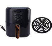 Freidora de cocina de 6,8 L, gran capacidad, potente freidora de 2400 W, pantalla LCD, calentamiento circulante de 360 grados. L