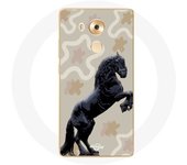 Coque pour Huawei Mate 8 Frison Noir Race de cheval