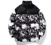 Abrigo acolchado de algodón grueso Chaqueta acolchada de algodón con cuello cálido de invierno para hombre S