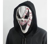 Creepy Horror Scream 6 cara de fantasma máscara de calavera Cosplay Horror Demon Slayer máscara de látex Halloween carnaval fiesta disfraz Prop color verde maíz