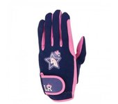Little Rider Childrens/Kids I Love My Pony Guantes de equitación L color rosa