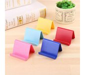Soporte portátil para teléfono y tableta en color caramelo con base fija 3000/box