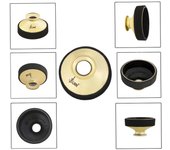 LADE Silenciador de sordina ABS ligero para saxofón alto Saxo oro