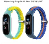 Correa Solo elástica de nailon para Xiaomi Mi Band 6 7 5 4 3 NFC accesorios de repuesto de correa de pulsera suave For Mi Band 7/6/5/NFC