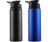 Hervidor deportivo de acero inoxidable 304 bicicleta de bebida recta 700ml taza de agua fría deportiva 700ml negro