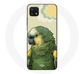 Coque pour Samsung Galaxy A22 5G Amazone Perroquets Vert