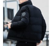 Chaquetas acolchadas de otoño e invierno para hombre Ropa acolchada de moda Versión coreana gruesa para hombre Chaquetas acolchadas ajustadas Chaquetas acolchadas de plumón M