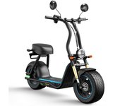 Patinete eléctrico HONEYWHALE M5 MAX Elite de 14 pulgadas con neumático, motor de 500 W, 54,6 V, 16 Ah negro/azul