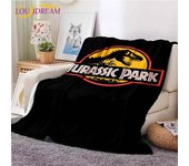 Manta Jurassic Park, manta de franela de felpa suave ultraligera para sofá cama, los mejores regalos de oficina 75cm x 90cm