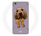 Coque pour Huawei P8 Lite Brown Floppy Ears