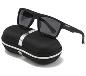 Gafas de sol polarizadas de lujo para hombre y mujer, gafas de sol cuadradas a la moda para hombre, gafas Vintage para conducir, para pescar, gafas deportivas UV400 negro