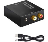 Convertidor óptico digital estéreo SPDIF, coaxial, analógico, DAC, amplificador, decodificador y RCA de zmart