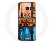 Coque pour Samsung Galaxy S6 edge Stranger Things Couverture des amis