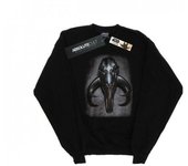 Star Wars Womens/Ladies The Mandalorian Mythosaur Skull Sweatshirt XL negro